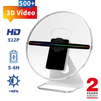 wifi 3d hologram projector fan holographic display led fan Imaging projector 3D Remote Hologram Player