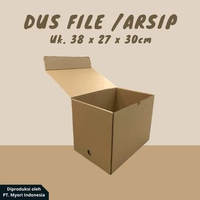 Dus Arsip / Box File / Karton Arsip (Ukuran 38 x 27 x 30 cm) Stackable,Premium