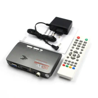 DVB-T DVB-T2 TV Tuner Receiver DVB T/T2 TV Box VGA AV CVBS 1080P HDMI-compatible Digital HD Satellite with Remote for LCD CRT TV