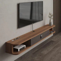 Pmnianhua Floating TV Shelf, 55'' Wall Mounted TV Stand Floating TV Console Media Entertainment Under