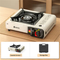 Cassette Furnace for Outdoor Camping, Portable Gas Stove, Travel, Picnic, Fondue