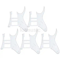 5 pcswhite Electric Guitar Pickguard For Ibanez RG 750 replacement