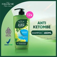 FOLLOW ME GREEN TEA - ANTI-DANDRUFF SHAMPOO - 650ML X 12