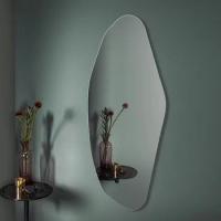 Full Length Aesthetic Decorative Mirror Sticker Irregular Nordic Wall Mirror Bedroom Large Specchi Decorativi Home Decoration