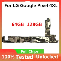 For LG Google Pixel 4 Motherboard No Face ID Unlocked Mainboard Logic Board For LG Google Pixel 4 XL 4XL 64GB 128GB Full Working