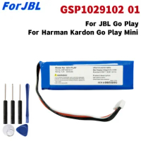 New 3000mAh GSP1029102 01 Battery For Harman Kardon Go Play Mini For JBL Go Play CP-HK06 Bluetooth Speaker Battery+Free Tools