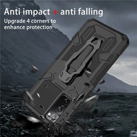 Armor Shockproof Case For Samsung Galaxy S20 FE 5G S21 Plus Note 20 Ultra Magnetic Metal Belt Clip Kickstand Protective Cover