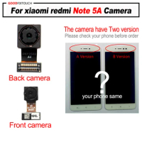 For xiaomi redmi Note 5A Back Rear Camera with front small camera Module For redmi Note5A camera Replacement