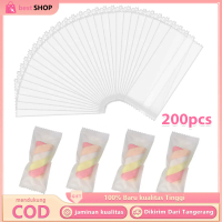 200pcs Nougat Plastic Packaging Bag Plastik Kemasan Untuk Permen Dan Coklat Cookies 4X9.5 CM