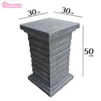 Pilar Persegi Minimalis kaki Pot bunga (P, L= 30cm, T= 50cm)