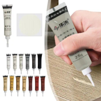 DIY Furniture Repair Paste Color Paint Repair, Scratches Damages On Wooden Tables Floors Touch Up Paint Pen Wooden
