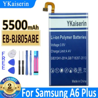 YKaiserin 5500mAh EB-BJ805ABE Battery For Samsung Galaxy J8 On8 2018 A6 Plus A6+ / A9 Star Lite SM-A605F A6050 A6058 Bateria