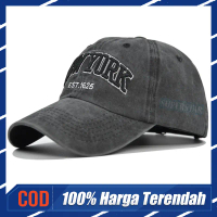 Topi Baseball NEW YORK EST 1625 Hat Cap Casual Sport Distro Uniseks  (Dicuci Hitam)