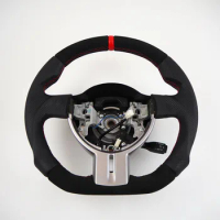 Alcantara Leather Steering Wheel For TOYOTA GT86 SUBARU BRZ SCION Flat Bottom