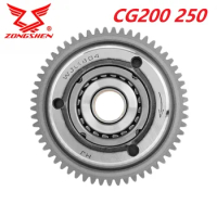 200cc 250cc engine overrunning clutch assembly Start Clutch for zongshen loncin lifan shineray CG200 CG250 dirt bike