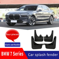 Suitable for 2012 BMW 7 Series car mudguard GT car tire soft mudguard leather modification mudguard tile