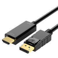 สายเคเบิล UHD DisplayPort HDTV, สายเคเบิล 180 ซม., การส่งแบนด์วิดท์สูง 4K@60Hz, สำหรับเดสก์ท็อป, แล็