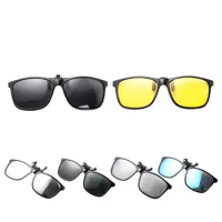 Lenses Driving Photochromic Color Change Night Vision Sunglasses Sun Glasses Polarized Sunglasses Flip Up Clip on Sunglasses