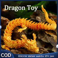 3d Articulated Dragon Toy Ornamen Patung Cetak Mainan Anak Naga Fleksibel Mainan Anak Naga Fleksibel
