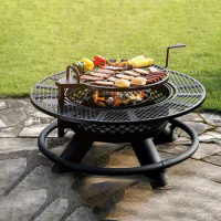 Outdoor barbecue table Patio grill Camping campfire stove Wood fire stove Charcoal grill Fire pot grill stove