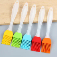 Silicone Grill Brush Bread Chef Brush Pastry Oil Cooking BBQ Brush Tool Camping Bread Cream Baking Pan Oil Brush Kitchen Brushes