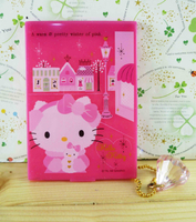 【震撼精品百貨】Hello Kitty 凱蒂貓-摺疊鏡-桃雪人