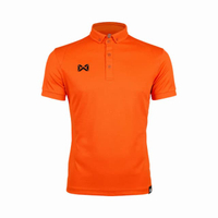 เสื้อโปโลเบสิคแขนสั้น WA-3315N WA-PLAN15 Orange