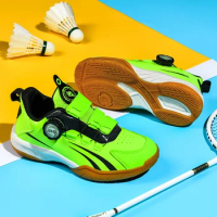 Children's Professional Badminton Training Shoes, Kids, Boys, Girls Athletic Sneakers, Table Tennis Shoes, Volleyball Footwear