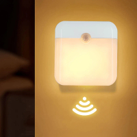ไฟกลางคืน LED USB Type-C ชาร์จใหม่ได้, Shenzhi Tech, เซ็นเซอร์ตรวจจับความเคลื่อนไหว, ไร้สาย, กะทัดรั