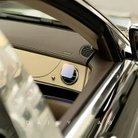 Daily Lab 車款通用流光玻璃系列車載香氛盒DLCX5020含香氛膠囊(套裝組)-陶瓷白-琥珀粉胡椒(套裝組)