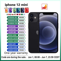 Original Apple iPhone 12 mini 64GB/128GB/256 ROM unlocked 5G 5.4-inch OLED screen A14 biomimetic chip, with Face ID 12MP camera