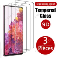 3PCS Protective Tempered Glass For Samsung Galaxy S20 FE 6.5" GalaxyS20FE S20FE 5G 2022 G780F Screen Protector Cover Film