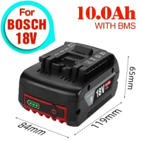 For BOSCH Authentic 18V BAT609 BAT610 For Bosch 18V Professional 18V Li-ion Battery Drill Battery GBA18V GSR18V BAT618 BAT619