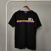 (พร้อมส่ง) เสื้อยืด 90S ACROSS - ผ้าคอตตอน