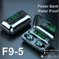 KUELER TWS Earphone True Wireless Bluetooth 5.3 with Dock 2000mAh - F9-5