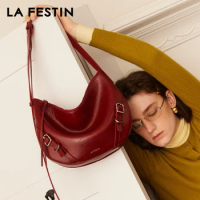 LA FESTIN Original Bags for Women Trend 2024 Tote Bag New Style Bags Large Capacity Fashion Shoulder Crossbody Bag
