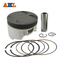 AHL STD +25 +50 +75 +100 83mm 83.25mm 83.5mm 83.75mm 84mm Motorcycle Piston &amp; Ring Kit For Yamaha YP400 YP Majesty 400