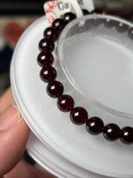 Red Garnet Crystal Bracelet