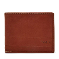 Fossil Fossil Lufkin Bifold Brown Leather Dompet Pria - SML1392-210
