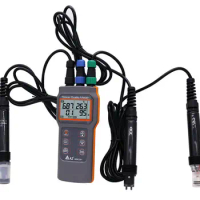 Water Quality Meter Dissolved Oxygen Tester AZ86031 pH Meter pH Conductivity Salinity Temperature Meter