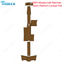 2005 Mastercraft Maristar EVA Faux Teak Boat Accessories For Boat or Yacht Deck RV Garden Swimming Pool Brown Black Gray Black