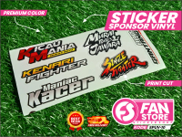 Stiker Kacer Mania - Single Fighter - Kicau Mania Hologram - Stiker Aksesoris Burung Single Fighter 