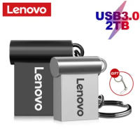 Lenovo Metal Usb 2TB 3.0 Flash Drives High Speed Pendrive 1TB 512GB Usb Drive Portable SSD Memoria Usb Flash Disk TYPE-C Adapter