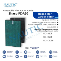 HEPA Filter For Sharp Air Purifier KC-850E KC-950E KC-C100E FZ-A50HFE