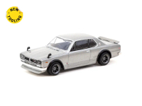 TARMAC WORKS T64G-043-SL NISSAN SKYLINE 2000 GTR (KPGC10) SILVER