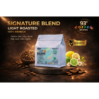 ขายร้อน  สินค้าดี  เมล็ดกาแฟคั่วอ่อน Light Roast 250g/500g | Signature Blend Coffee Beans | 93 Degre
