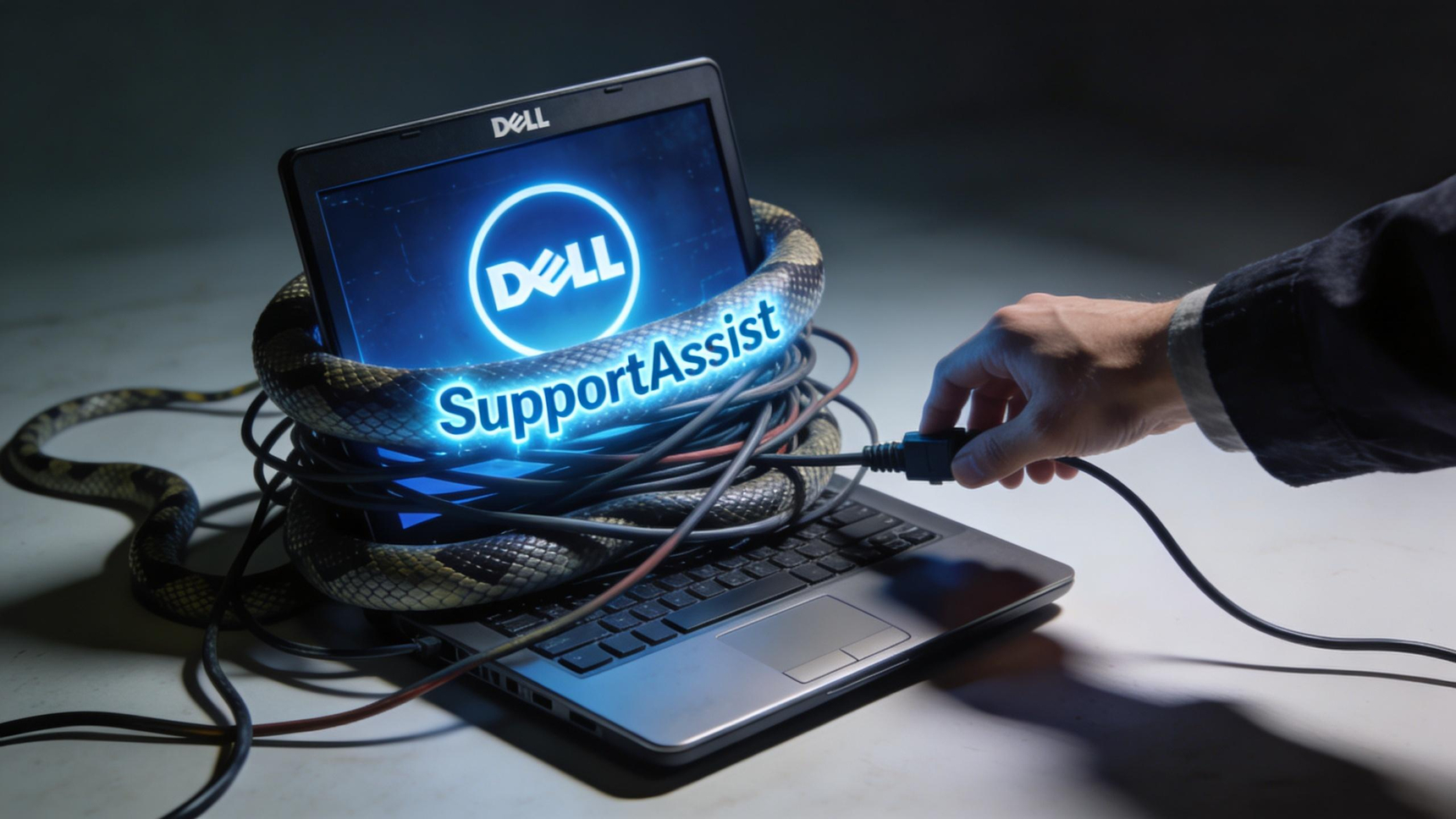 Dell の独自ソフトウェア SupportAssist が 30 分おきにノート PC を