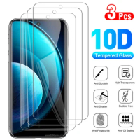 3Pcs Full glue curved Clear protective glass For vivo X100 X90 Pro plus X80 VIVOX 100 90 80 100x 90x 80x Clear Tempered Glass