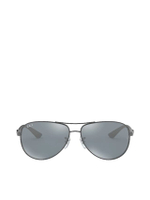 แว่นกันแดดผู้ชาย Performance รุ่น RB8313 004/K6 61 เลนส์ปรอท สีเงิน-ฟ้า