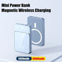 Magnetic Power Bank Qi Super Fast Charging Macsafe Powerbank 15W Wireless Charger For Iphone Samsung Xiaomi Auxiliary Battery